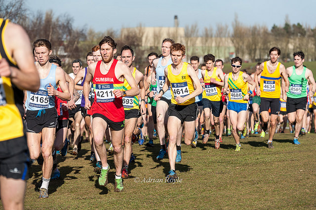 Simon Lanckham (bib no 4686) in the Senior Men's race